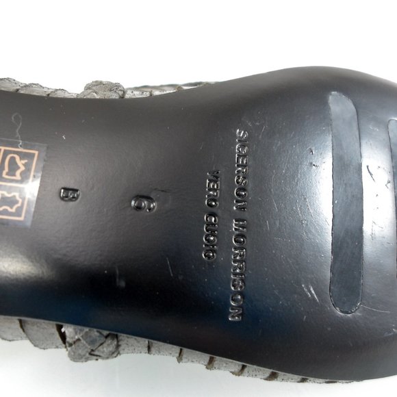 NIB$350 Sigerson Morrison Brian Woven Leather Cut-out Straps Ballet Flats 6 - Picture 12 of 14